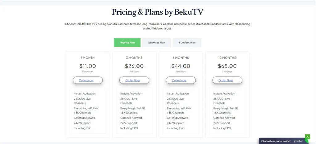 Beku TV price