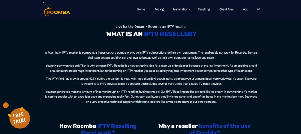 Roomba IPTV